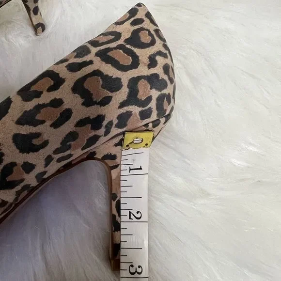 Vince Camuto Leopard High Heels Size 7 - Picture 7 of 9